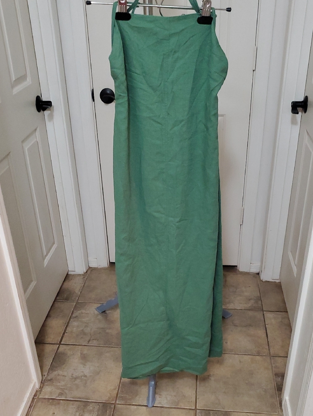 Zara Mint Green Strapless Maxi Dress